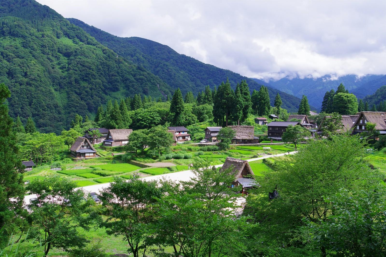 世界遺産に登録された五箇山合掌造り集落-0