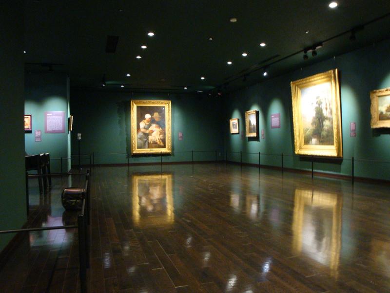 名画が並ぶ常設展示室