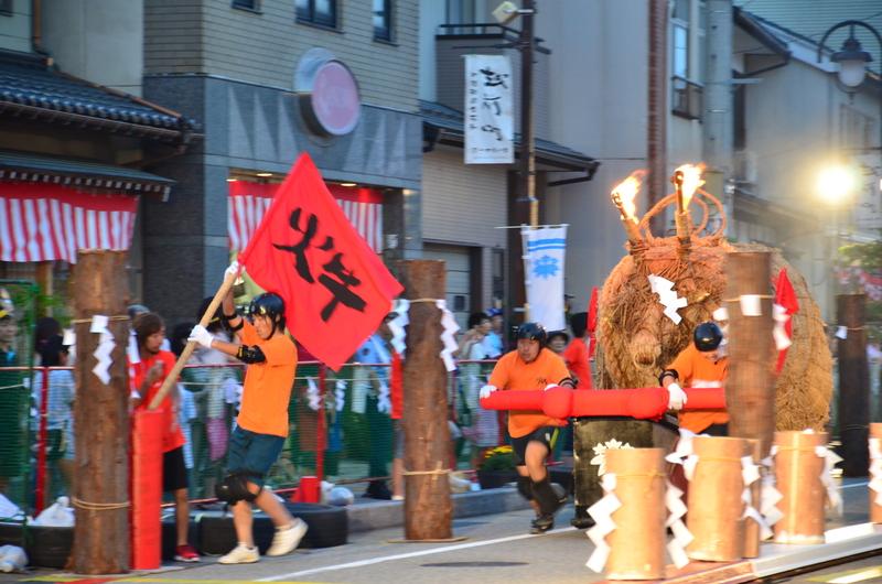 イベントの目玉「火牛の計レース」